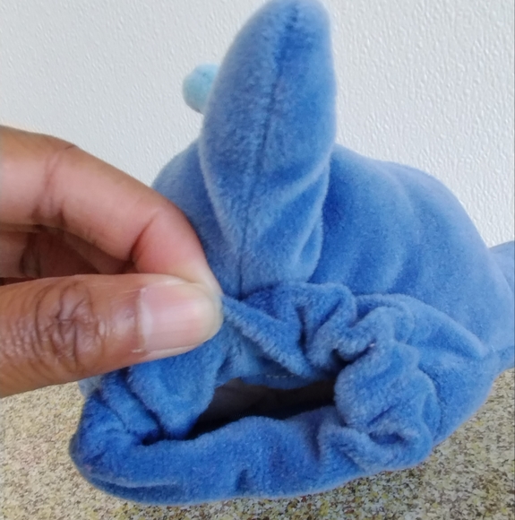 ∆VTG Plush Creations Inc Blue Dinosaur Hand Puppet Full Body Glove - Picture 9 of 16